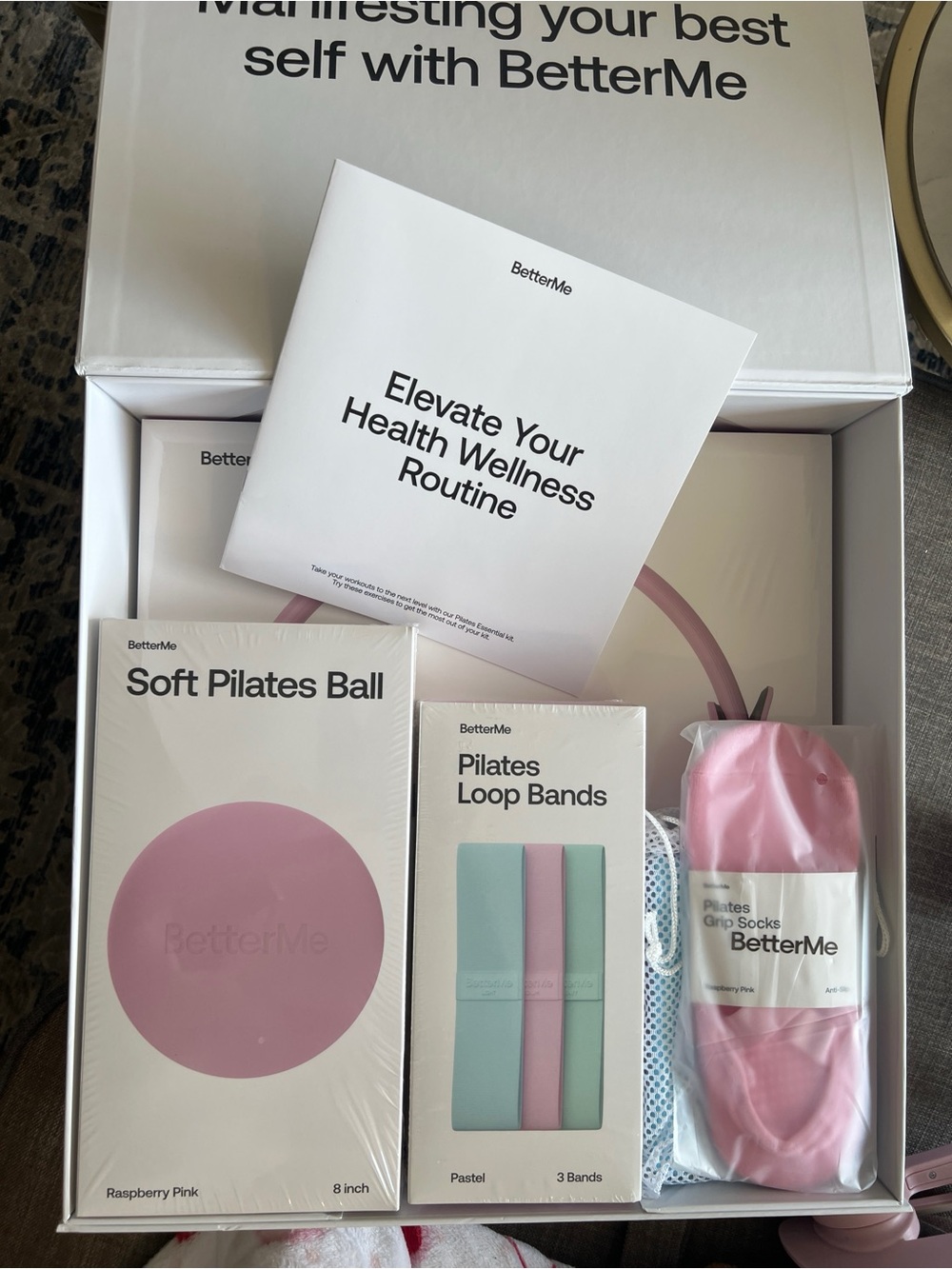 BetterMe Pilates essential kit - Rasberry NIB SEALED